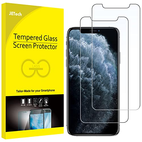 JETech Screen Protector for iPhone 11 Pro Max and iPhone Xs Max 6.5-Inch, Tempered Glass Film, 2-Pack from JETech