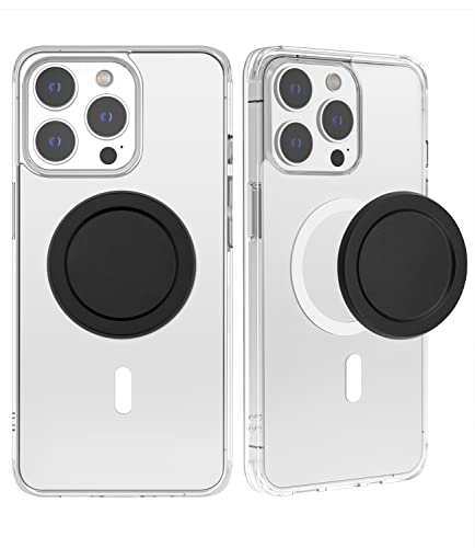 metisinno Magnetic Base Basic Compatible with PopSocket Phone Grips and iPhone MagSafe Cases, Black from Oliver Electronics