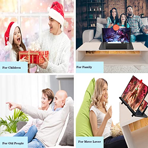 16" Screen Magnifier for Cell Phone -3D Magnifying Projector Screen Enlarger Expander for Movies, Videos, and Gaming â Foldable Phone Stand with Screen Amplifier â Compatible with All Smartphones by Fanlory