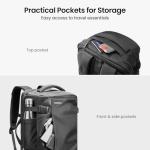 40L Tomtoc Travel Backpack - Lightweight, TSA Approved