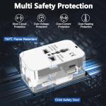 Universal Travel Adapter with USB-C and USB Ports