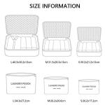 Vicloon 6-Piece Travel Suitcase Organizer Set