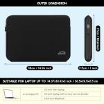 AIPIE 15-15.6 Inch Laptop Sleeve Black