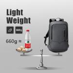 HEROIC KNIGHT USB Charging Laptop Backpack, Grey