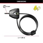 Master Lock Adjustable Security Cable for Gear