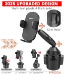 Adjustable Cup Holder Phone Mount for Cars