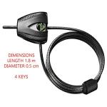 Master Lock Adjustable Security Cable for Gear