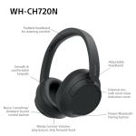 Sony WH-CH720N Wireless Noise Cancelling Headphones