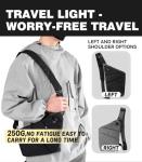 Anti-Theft Waterproof Crossbody Bag for Travel