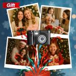 4K 64MP Dual Screen Compact Vlogging Camera