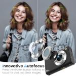 4K Compact Camera with 16X Zoom and 32G Card