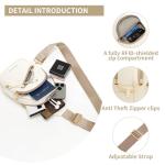 OSOCE Anti-Theft Crossbody Bag for Travel
