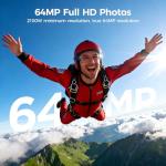 4K Compact Camera with Flip Screen & 16X Zoom