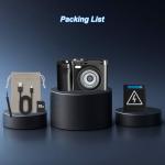 4K 64MP Dual Screen Compact Vlogging Camera