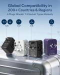 MOMAX 70W Universal Travel Adapter with USB Ports