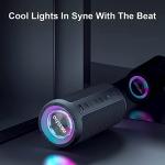 Ortizan Portable Bluetooth Speaker with LED Light