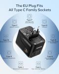 MOMAX 70W Universal Travel Adapter with USB Ports