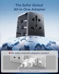 MOMAX 70W Universal Travel Adapter with USB Ports