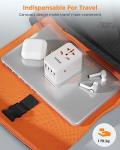 TESSAN Universal Travel Adapter with 4 USB Ports