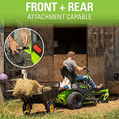 Greenworks 80V 42” Zero-Turn Lawnmower with Batteries