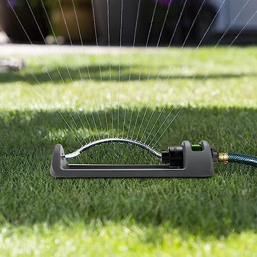 Oscillating Lawn Sprinkler with Brass Nozzles