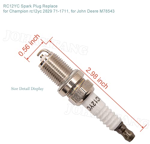 JOHAHTANG RC12YC Spark Plug 10-Pack