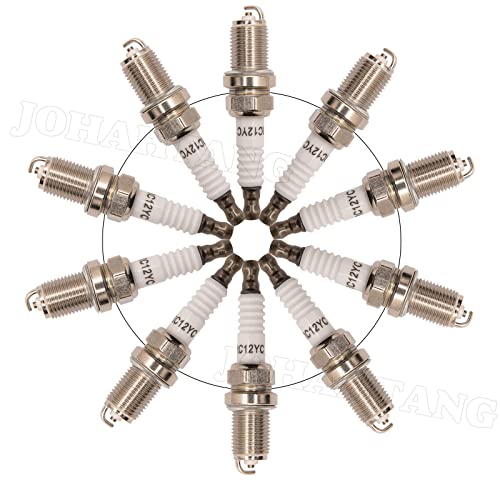 JOHAHTANG RC12YC Spark Plug 10-Pack