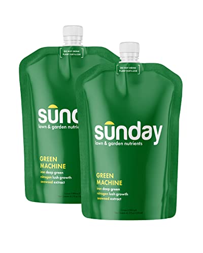 Sunday Green Machine Lawn Fertilizer, 2 Pack