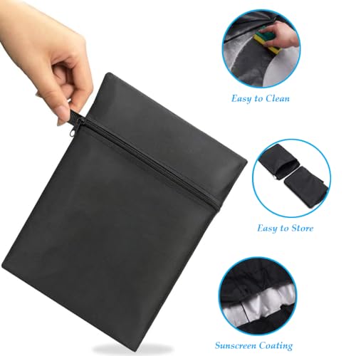 KISEER Heavy-Duty Waterproof Lawn Mower Cover