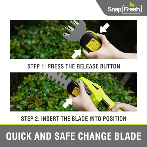 SnapFresh Cordless 7.2V Hedge Trimmer