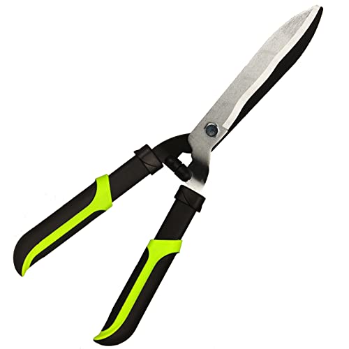 19-Inch Hedge Shears with Sharp Wavy Blades