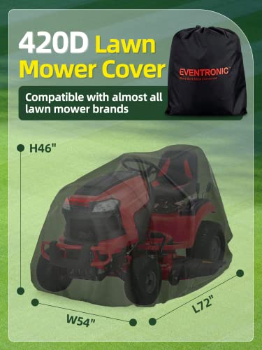 Eventronic 54" Waterproof Heavy Duty Riding Mower Cover