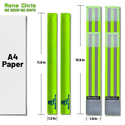 Landdy 4 Pack High-Visibility Reflective Bands