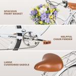 WEIZE 26-inch Beach Cruiser Bike for Adults