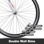 WEIZE 700C Road Bike, 14 Speed Commuter Racer