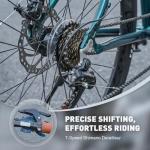 VIRIBUS 28" Lightweight Hybrid Bike for Tall Men