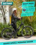 Gotrax 26" Electric Bicycle with Adjustable Seat