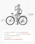 VEVOR Lightweight Hybrid Bike with 7-Speed Drivetrain