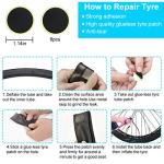 Chumxiny Bike Repair Kit Contains 16-in-1 Tool, 120Psi Mini Bicycle Pump, Tire Patch, Used for Mountain/Road Bike.(Blue)