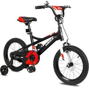 WEIZE Kids Bike,16 Inch Children Bicycle for Boys Girls Ages 4-6 Years Old, Rider Height 38-48 Inch, Coaster Brake, Black