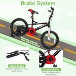 WEIZE Kids Bike,16 Inch Children Bicycle for Boys Girls Ages 4-6 Years Old, Rider Height 38-48 Inch, Coaster Brake, Black