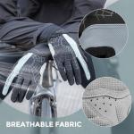 ROCKBROS Cycling Gloves for Men Mountain Bike Gloves Bicycle Gloves SBR Pad Anti-Slip Road Riding Gloves Breathable