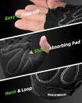 ROCKBROS Cycling Gloves for Men Women - Breathable Bike Gloves - Half Finger Gloves for Daily Cycling Workout Outdoor Sports