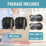 26-Inch Mountain Bike Tires with Inner Tubes