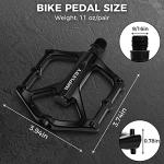 Hapleby Premium Bike Pedals with Wrench, Lightweight