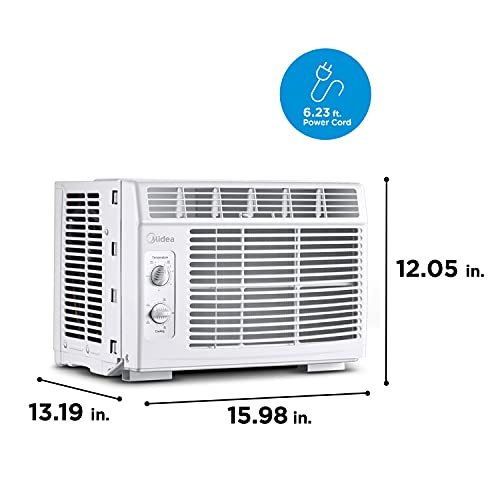 MIDEA 5000 BTU Window Air Conditioner, White