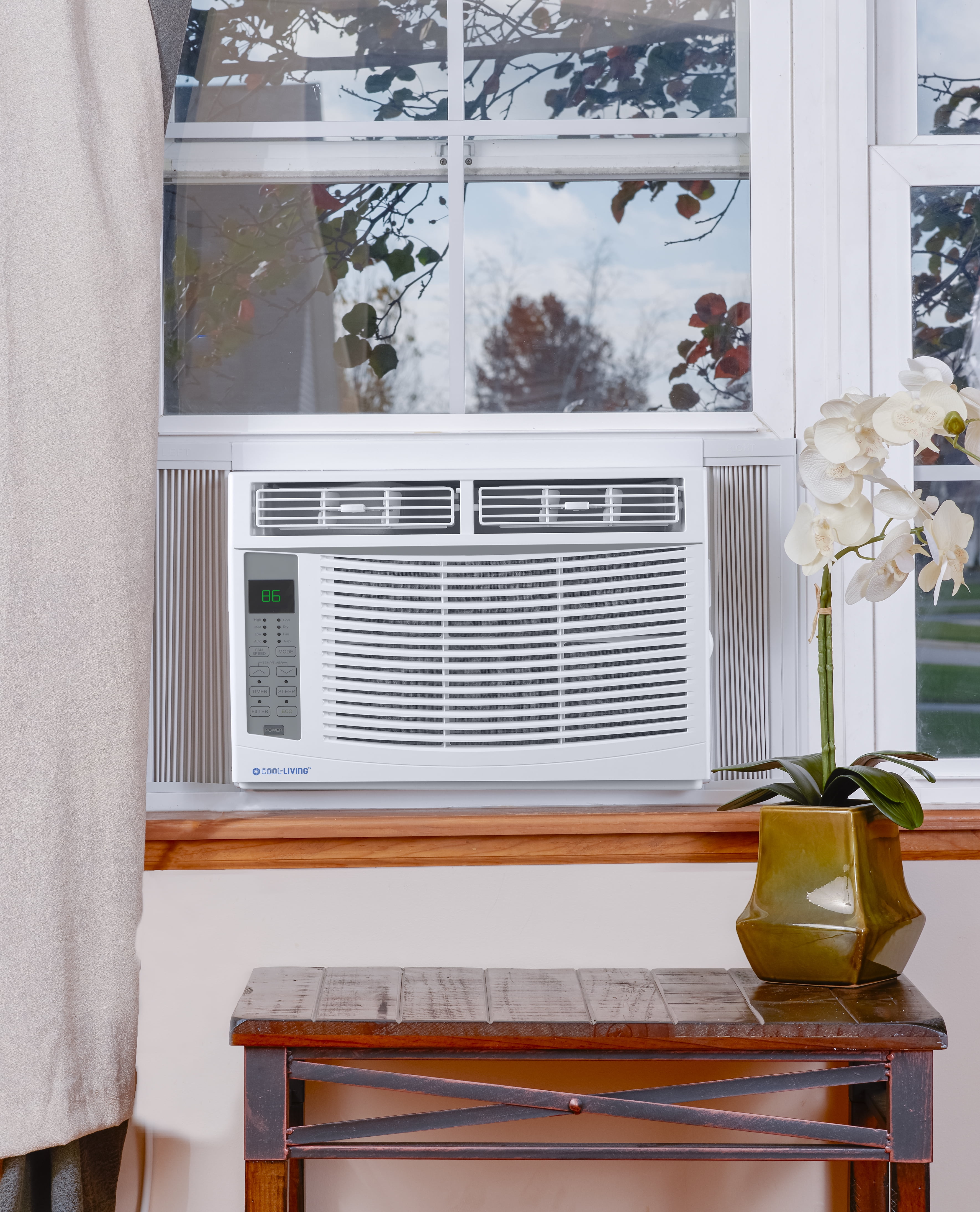 Cool-Living 6,000 BTU Window Air Conditioner with Remote