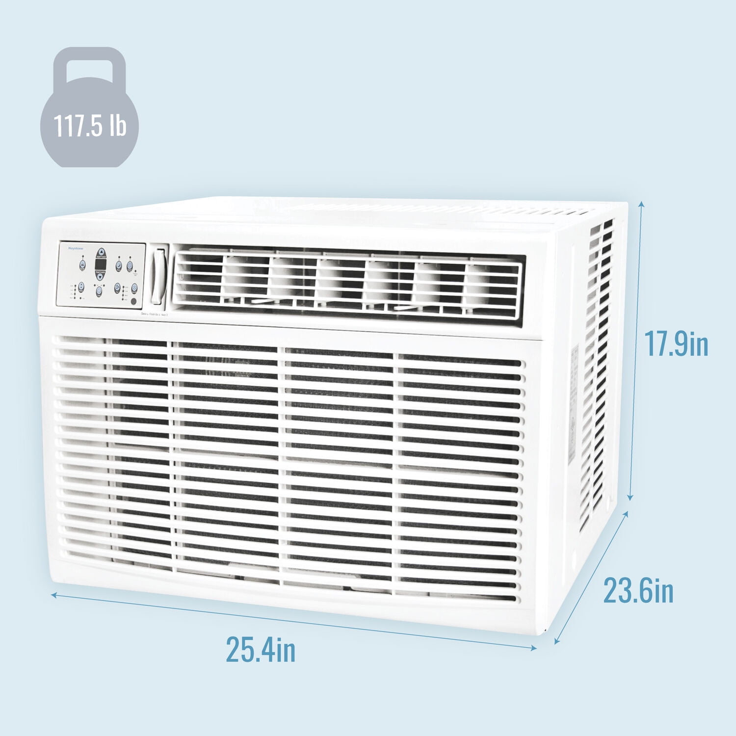 Keystone 18,000 BTU Window Air Conditioner with Heat