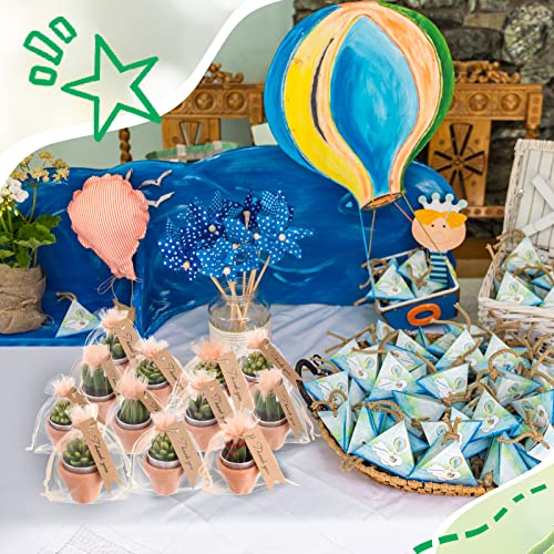 Mini Cactus Tealight Candles - 12 Piece Set