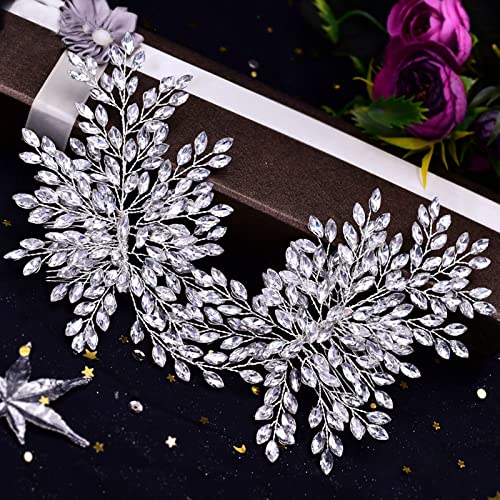 Bridal Rhinestone Hair Comb and Headpiece